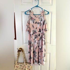 Pink Blush midi dress